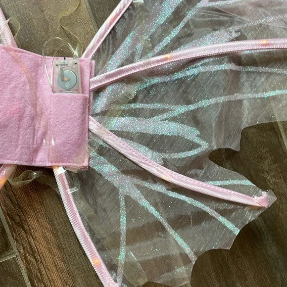 Pink Fairy Costume Set with Wings and Headband - Picture 8 of 9